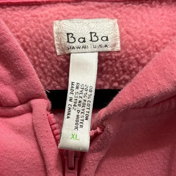 Pink 'HAWAII' Zip-Up Hoodie - Picture 2 of 4